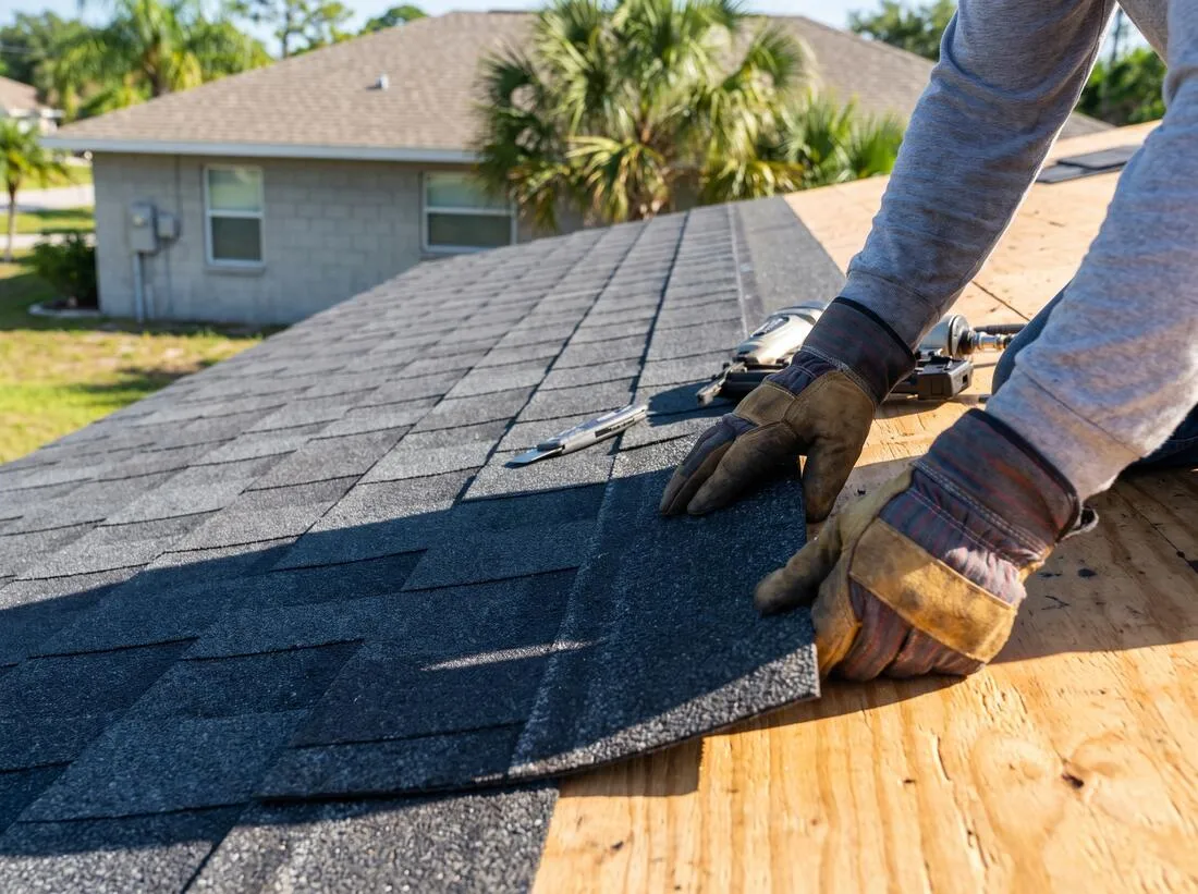 Architectural shingle installation