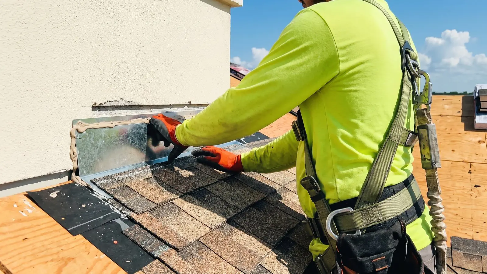 Roof leak repair Fort Lauderdale detail