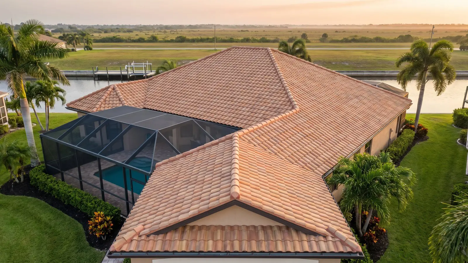 Hogan technician examining a roof during an inspection
