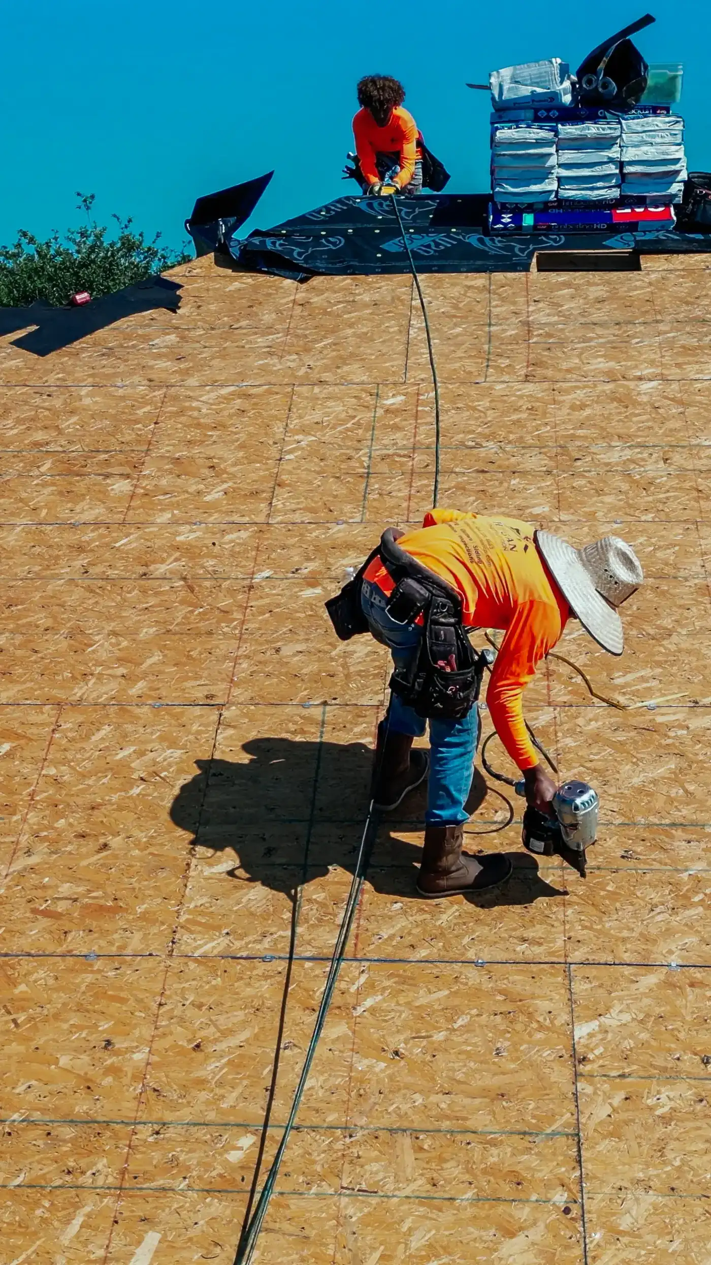 Roofing work by Hogan Construction &amp; Roofing